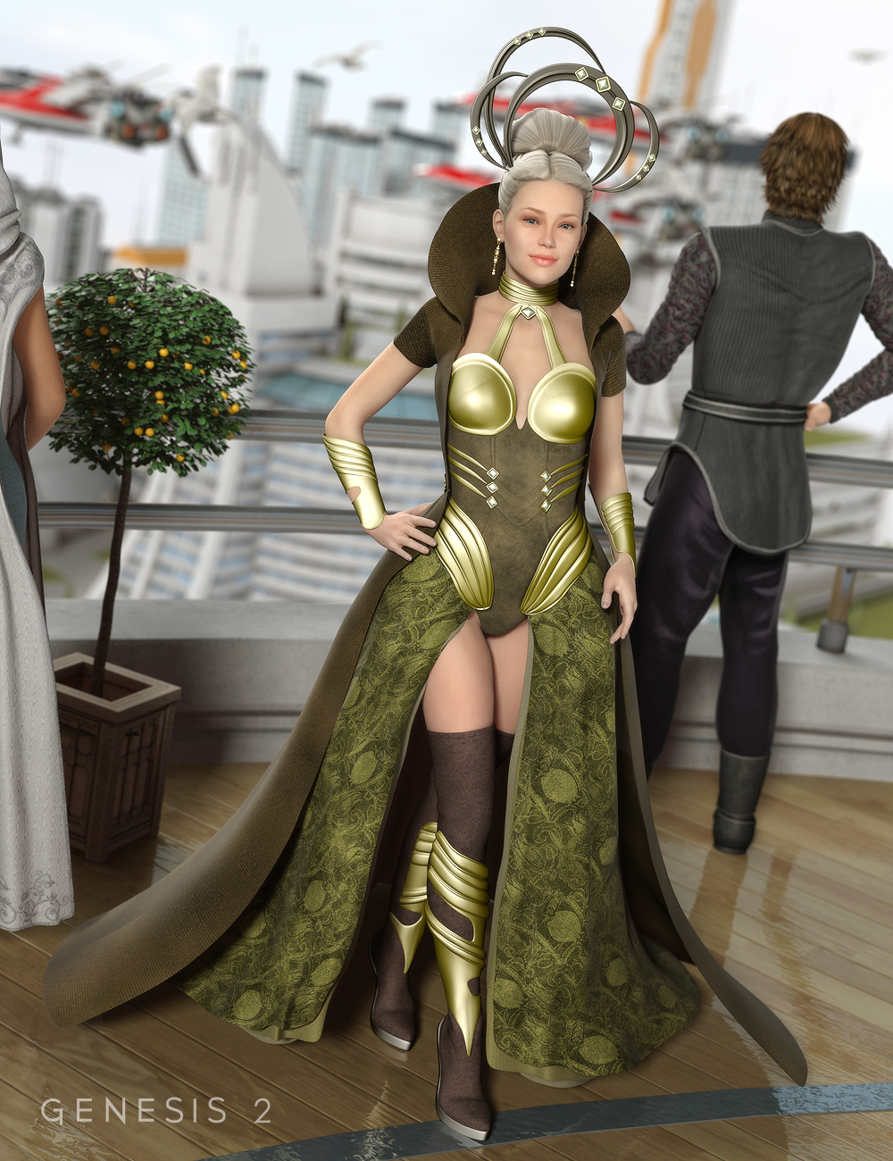 GIS Empress for Genesis 2 Female(s) by: Ravenhair, 3D Models by Daz 3D
