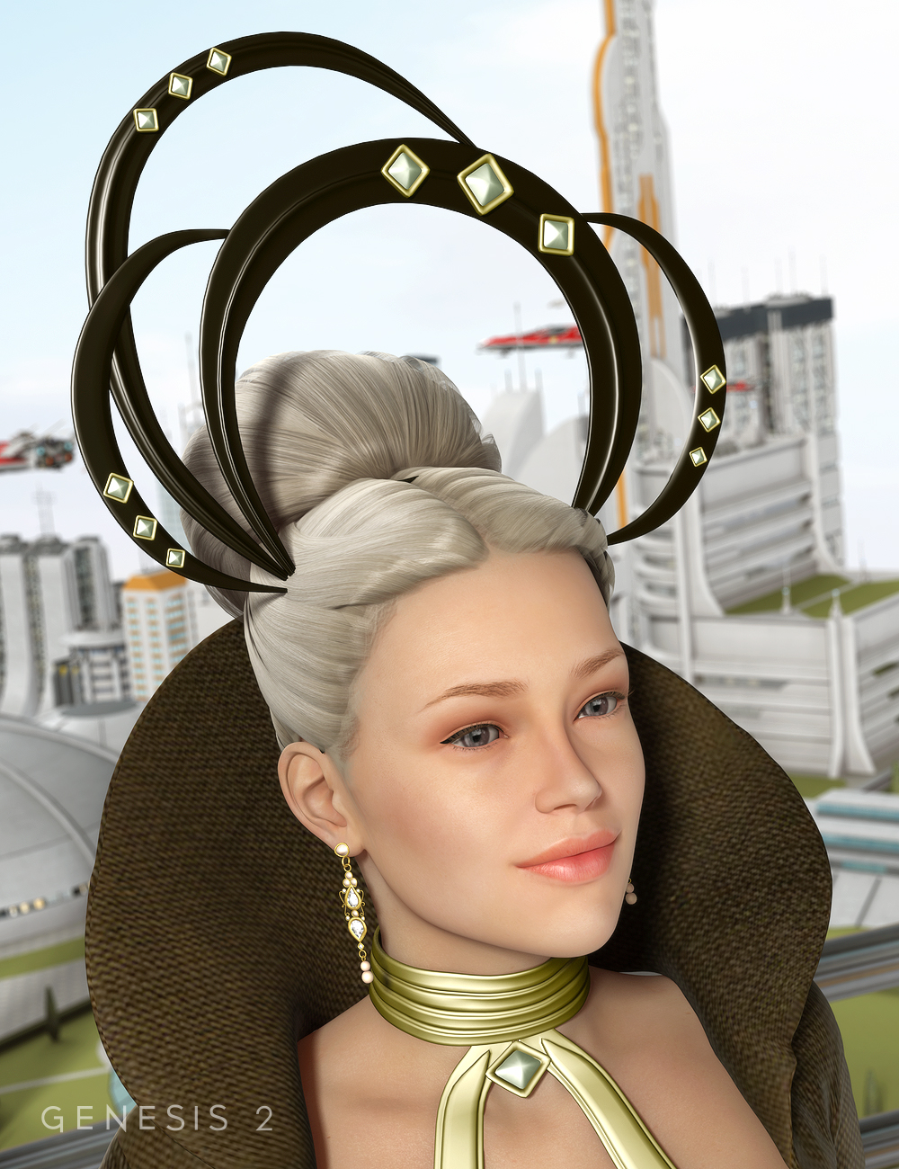 GIS Empress for Genesis 2 Female(s) by: Ravenhair, 3D Models by Daz 3D