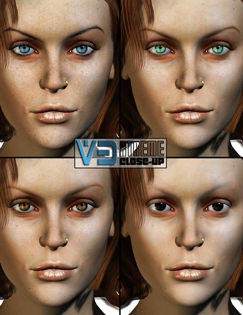V3 Xtreme Close Up by: Cake One, 3D Models by Daz 3D