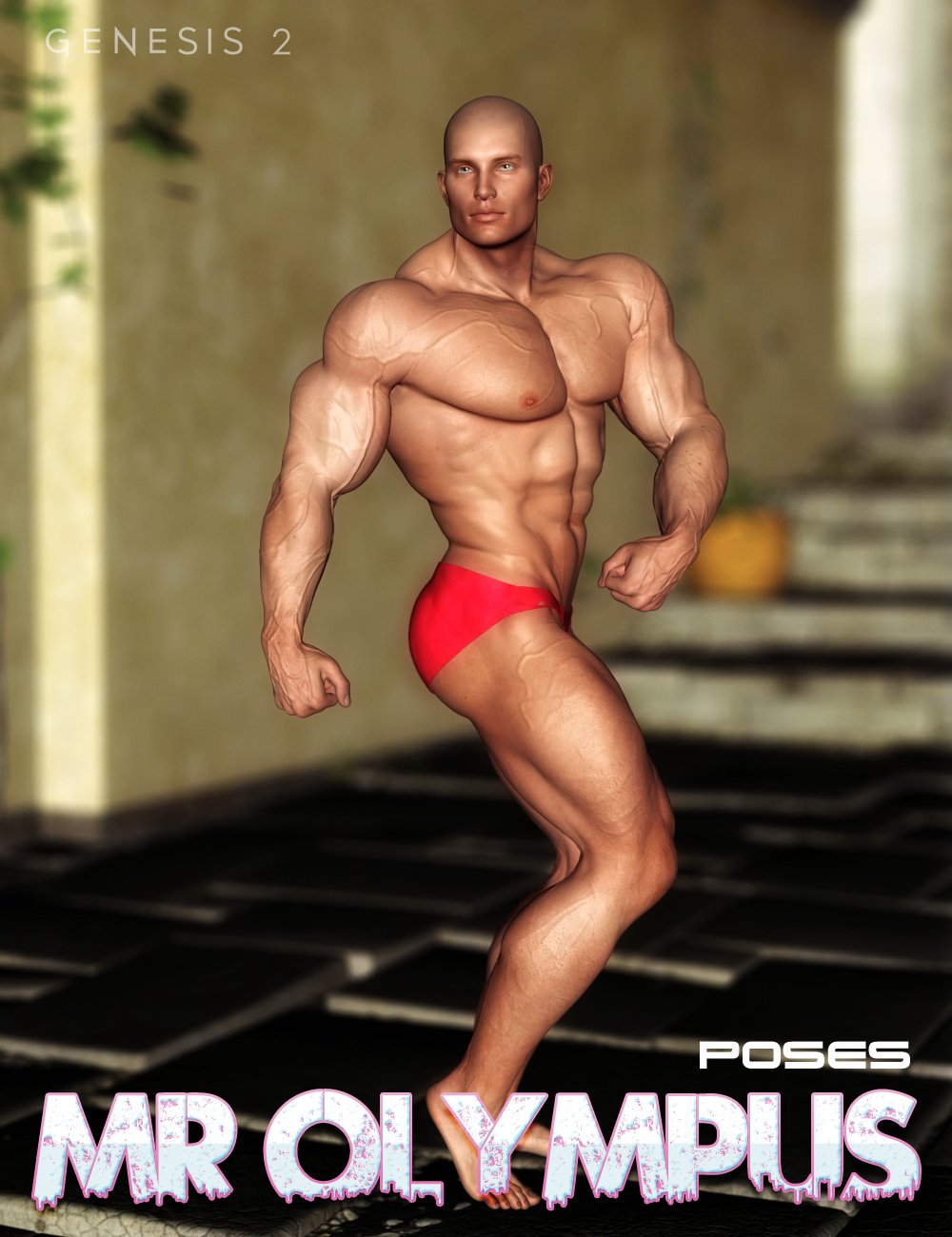 Mr Olympus Poses for Genesis 2 Male(s) by: Muscleman, 3D Models by Daz 3D