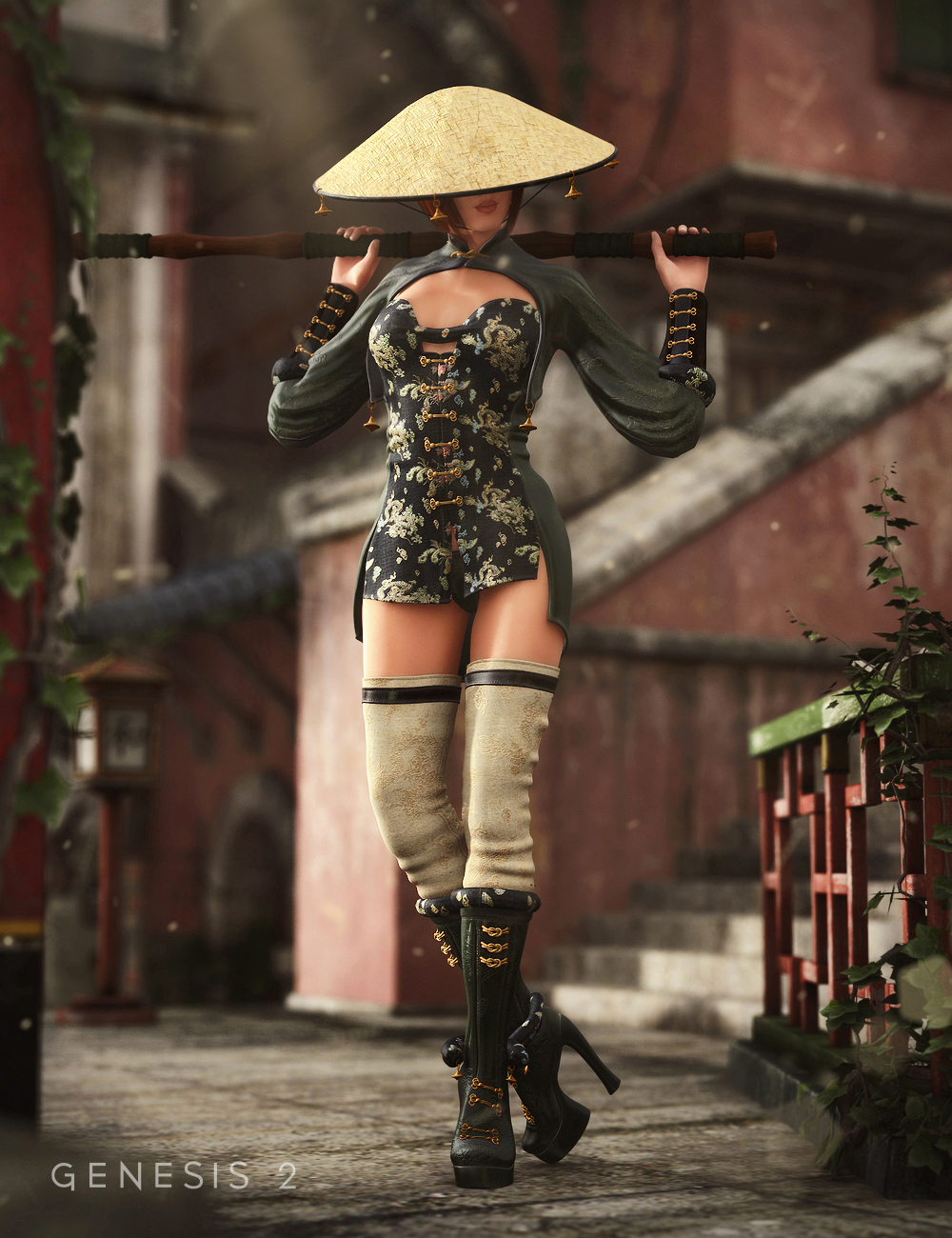Lotus Rain for Storm Queen by: Arien, 3D Models by Daz 3D