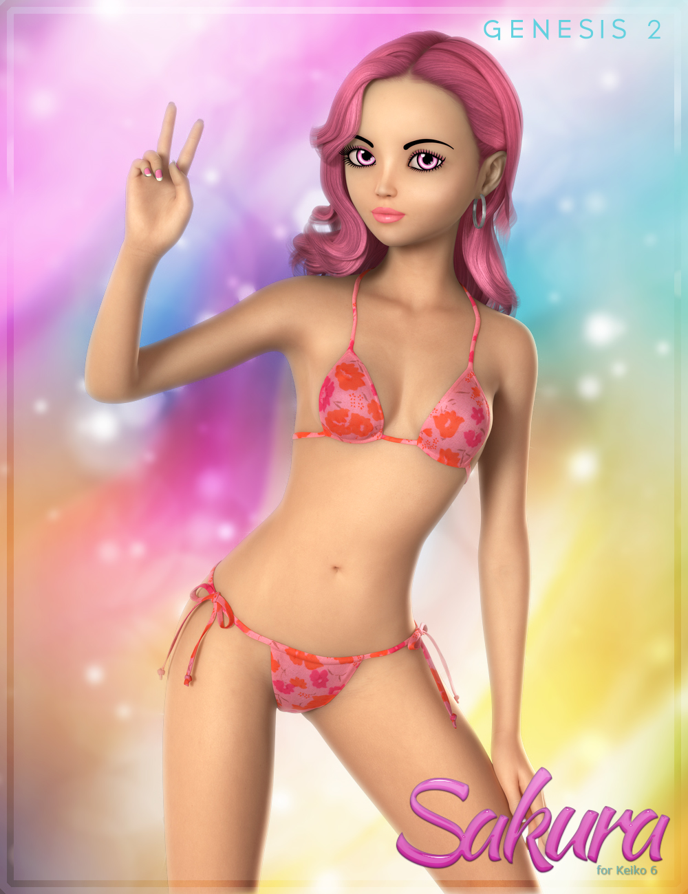 FWF Sakura for Keiko 6 by: Fred Winkler ArtFisty & Darc, 3D Models by Daz 3D