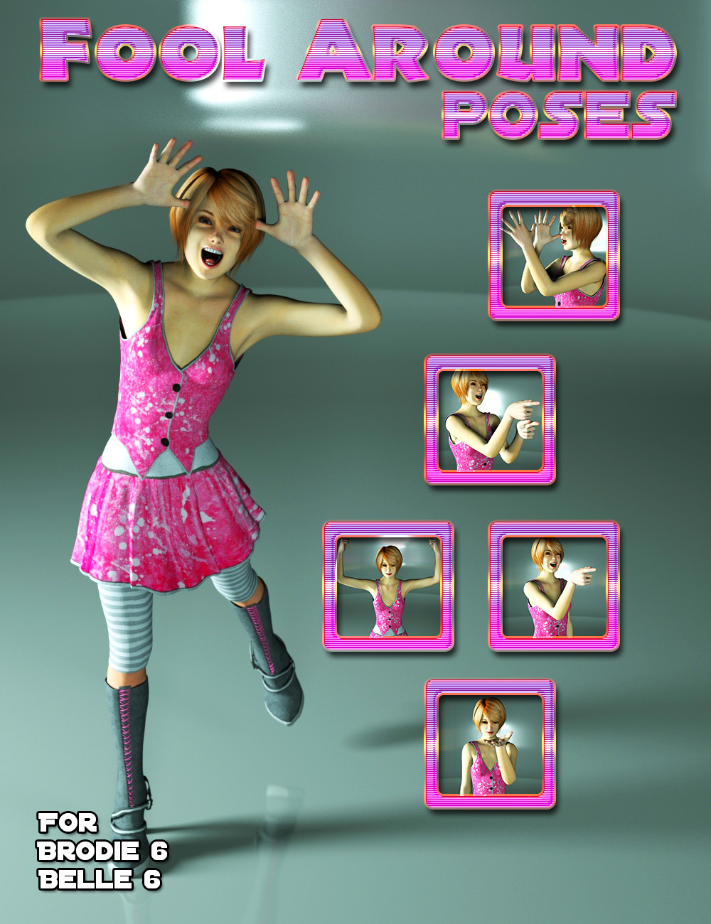 Fool Around Poses Daz 3D