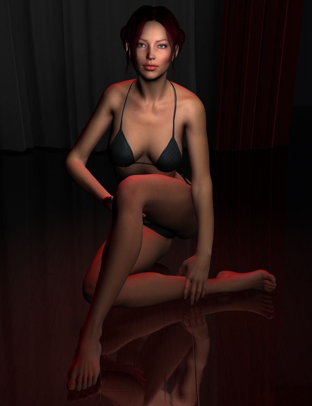 Caressed by Color by: Khory, 3D Models by Daz 3D