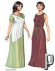 Stephanie 3 Petite Mediterranean Dress and Wrap by: Lourdes, 3D Models by Daz 3D