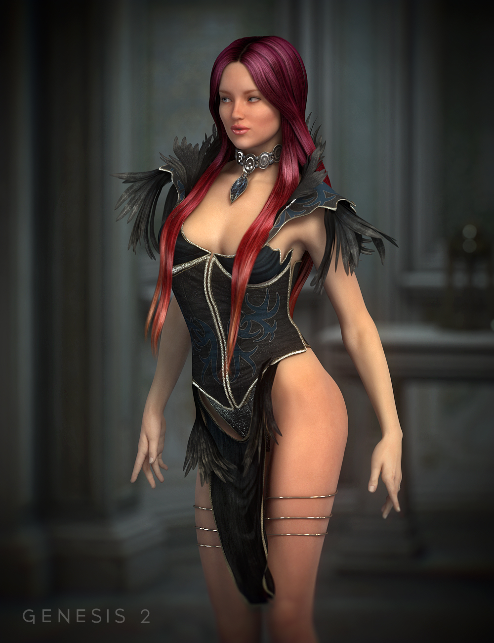 Feathered Phoenix Textures by: Sarsa, 3D Models by Daz 3D
