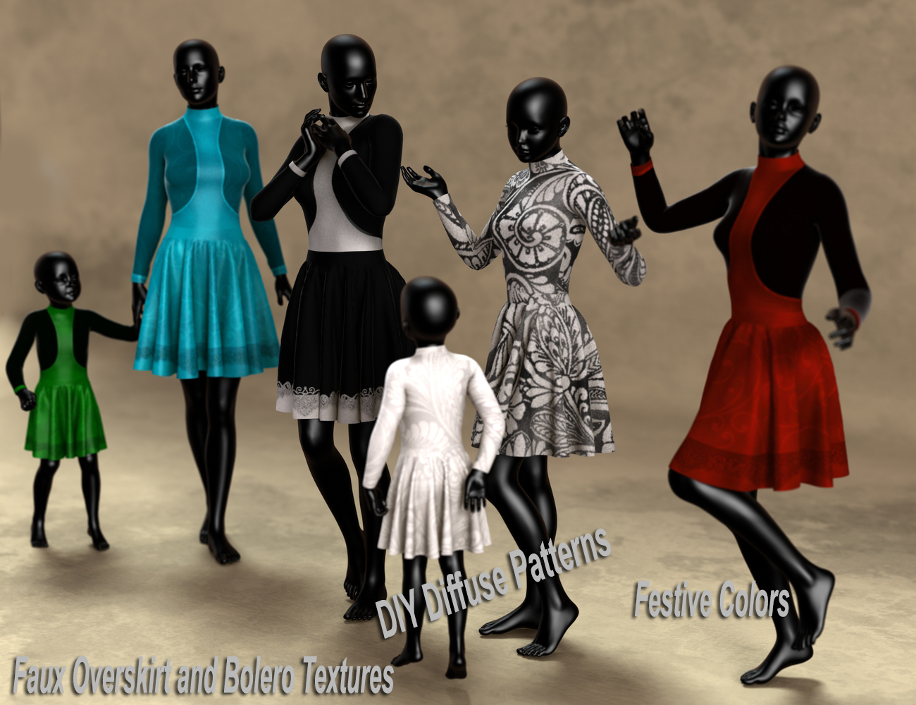 Katlyn Dress for Genesis 2 Female(s) by: Aave Nainen, 3D Models by Daz 3D