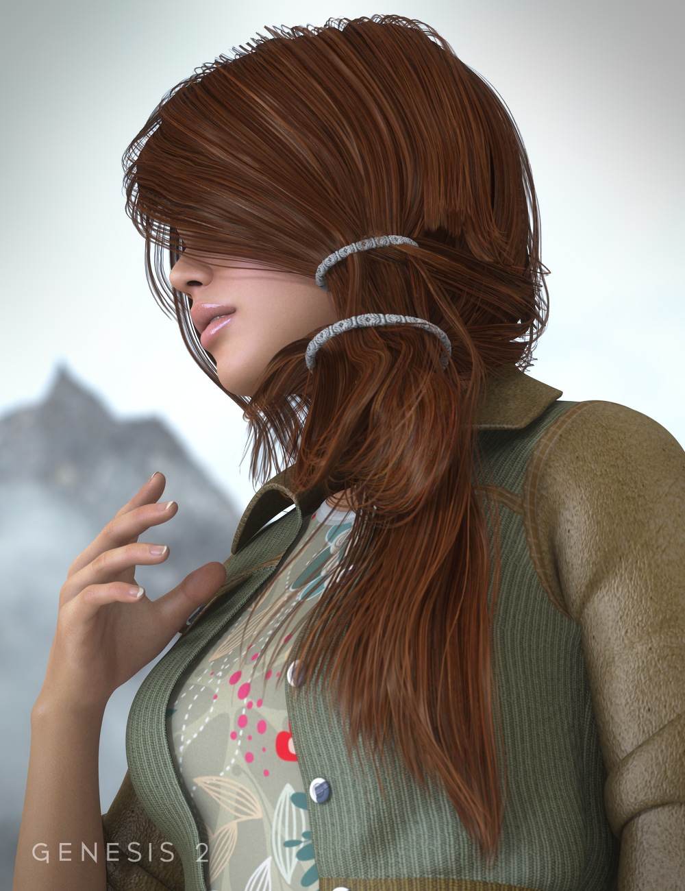 Envy Hair for Genesis and Genesis 2 Female(s) by: goldtassel, 3D Models by Daz 3D