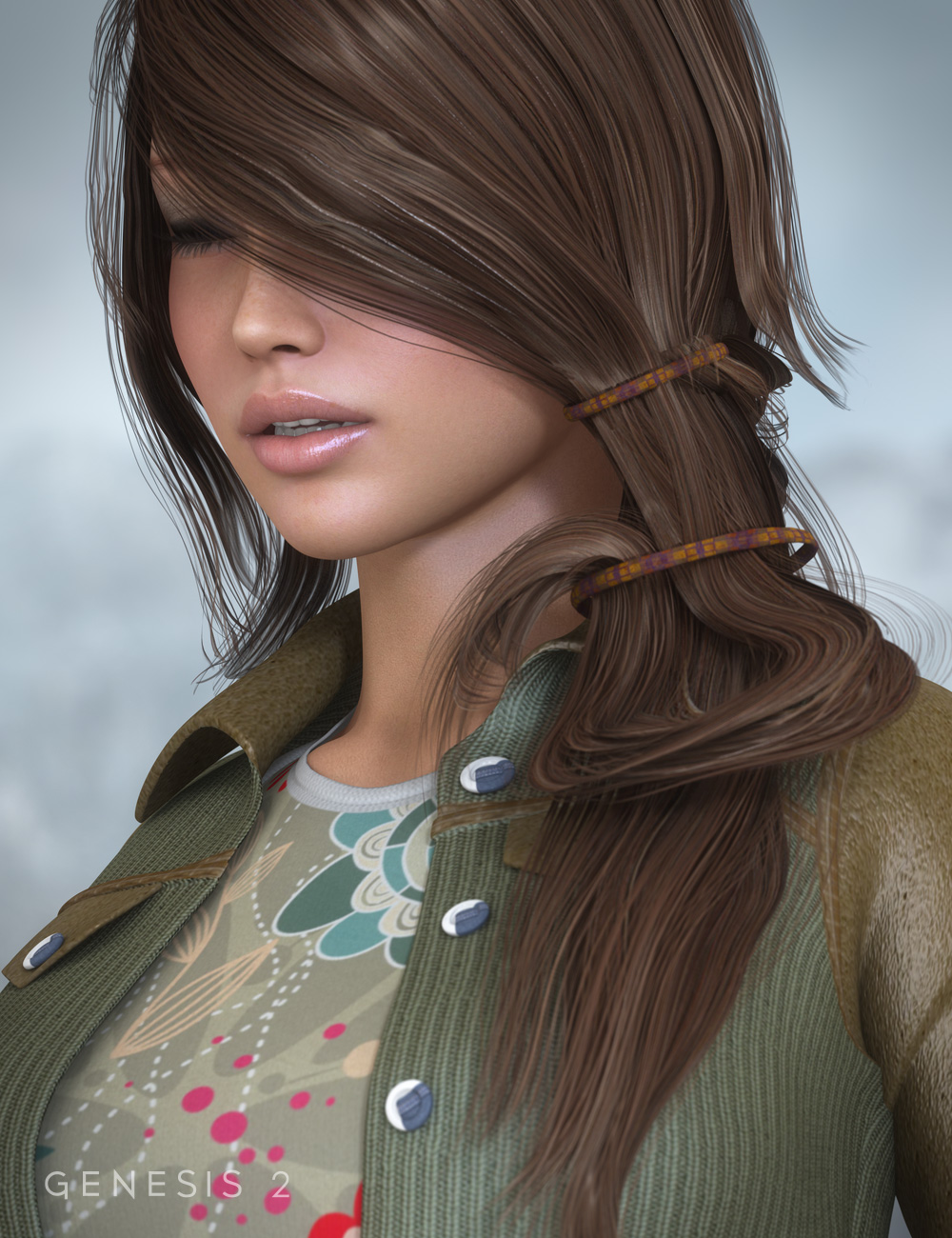 Envy Hair for Genesis and Genesis 2 Female(s) by: goldtassel, 3D Models by Daz 3D