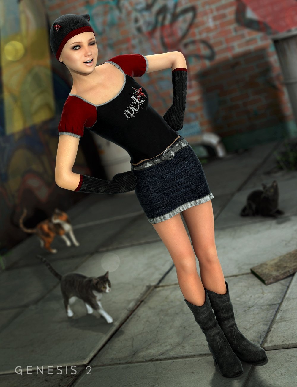 Purrfectly Playful Outfit for Genesis 2 Female(s) Purrfectly Playful Outfit for Genesis 2 Female(s) by: SarsaXena, 3D Models by Daz 3D