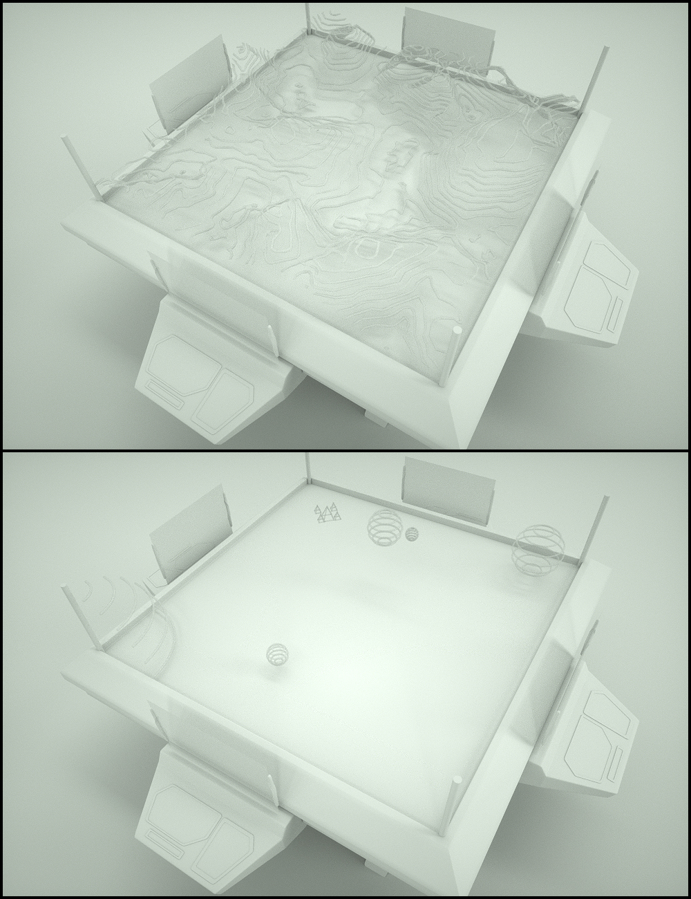 Holo Map Console Holo Map Console by: Valandar, 3D Models by Daz 3D