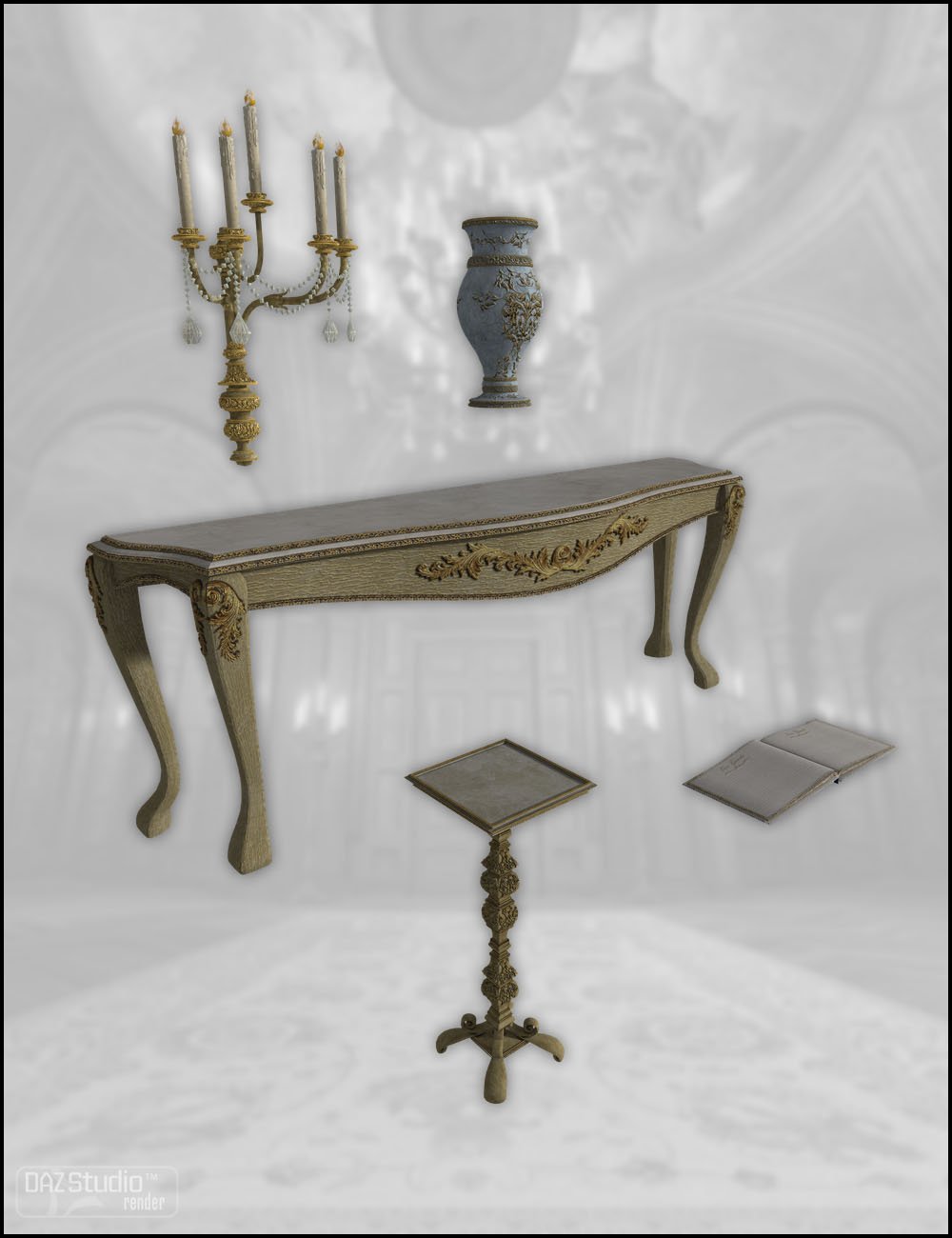 Extravagance for Baroque Grandeur by: Jack Tomalin, 3D Models by Daz 3D