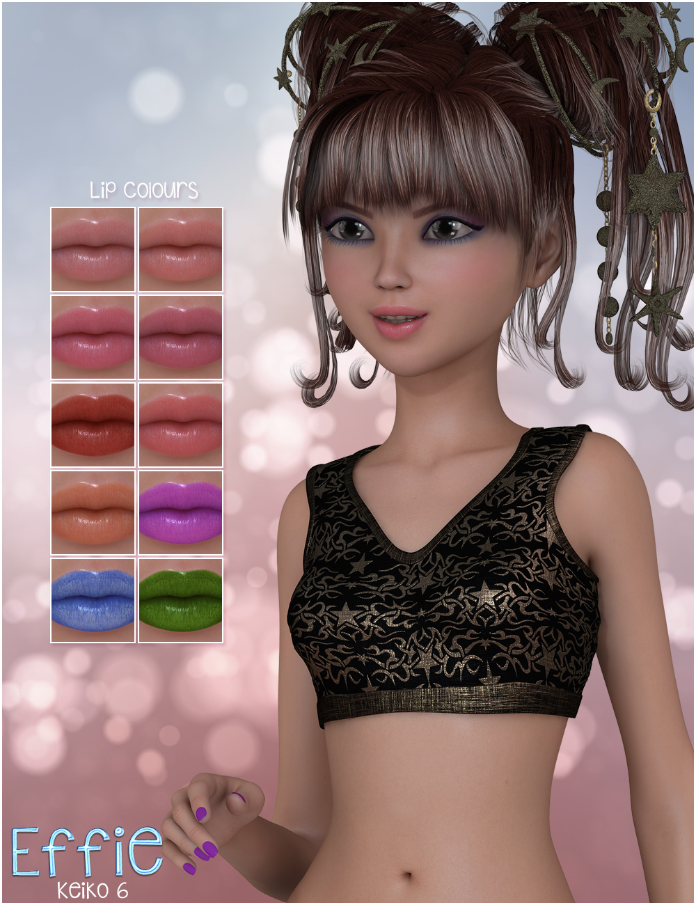 FWSA Effie for Keiko 6 FWSA Effie for Keiko 6 by: Fred Winkler ArtSabby, 3D Models by Daz 3D
