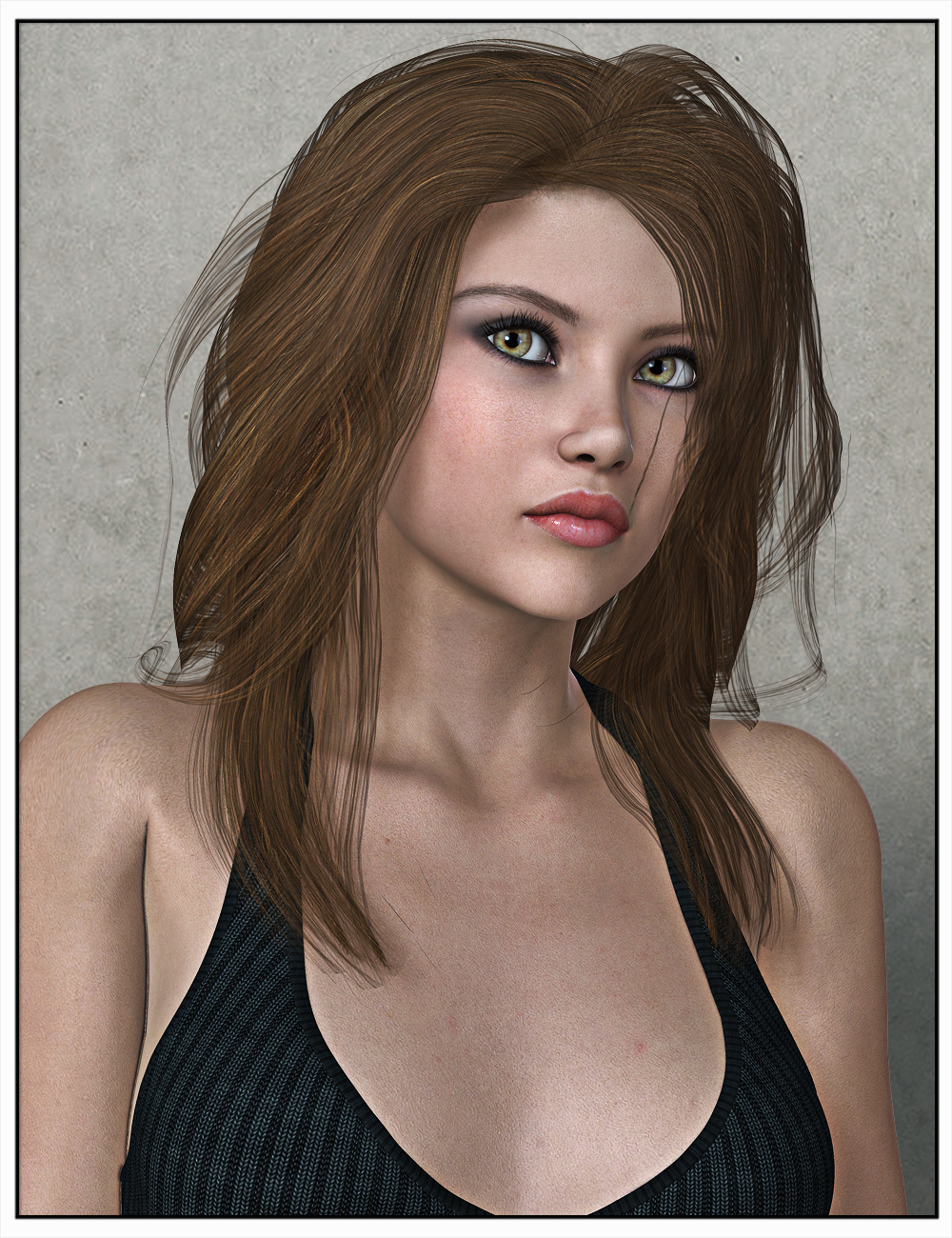 Jena Hair for Genesis 2 Female(s) and Victoria 4 by: SWAM, 3D Models by Daz 3D