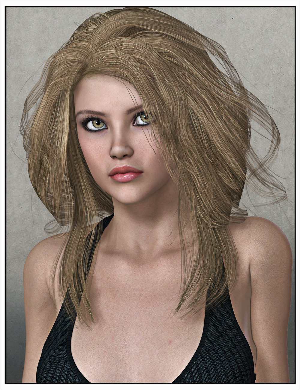 Jena Hair Colors by: SWAM, 3D Models by Daz 3D