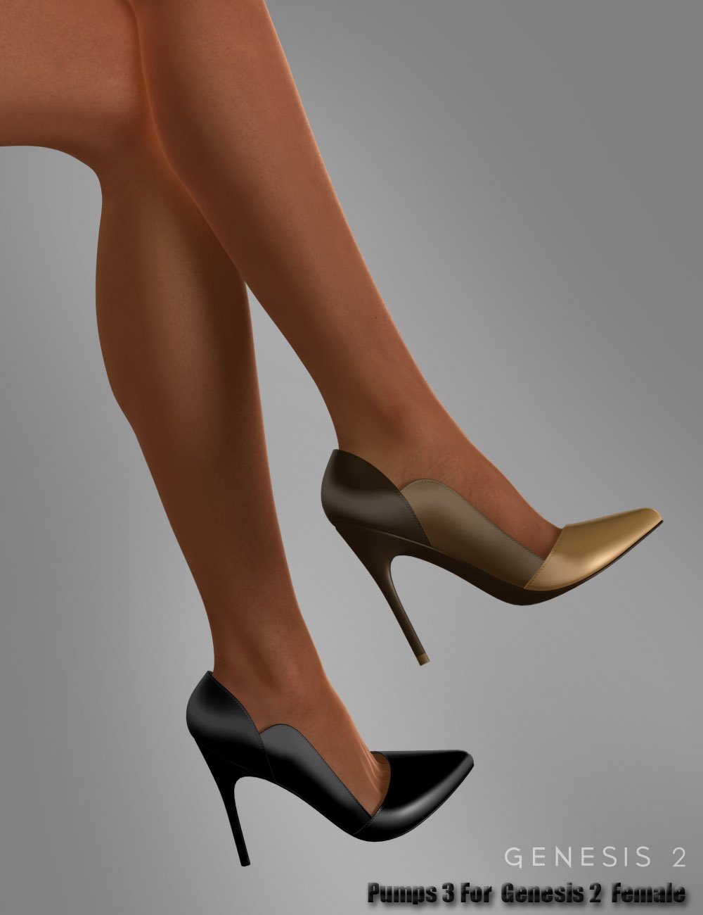 Pumps 3 for Genesis 2 Female(s) | Daz 3D