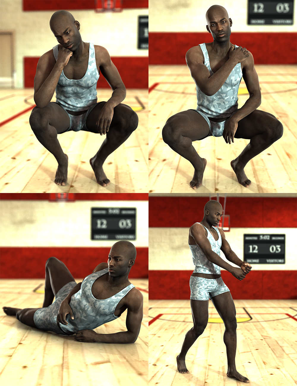 Poses for Darius 6 by: JGreenlees, 3D Models by Daz 3D