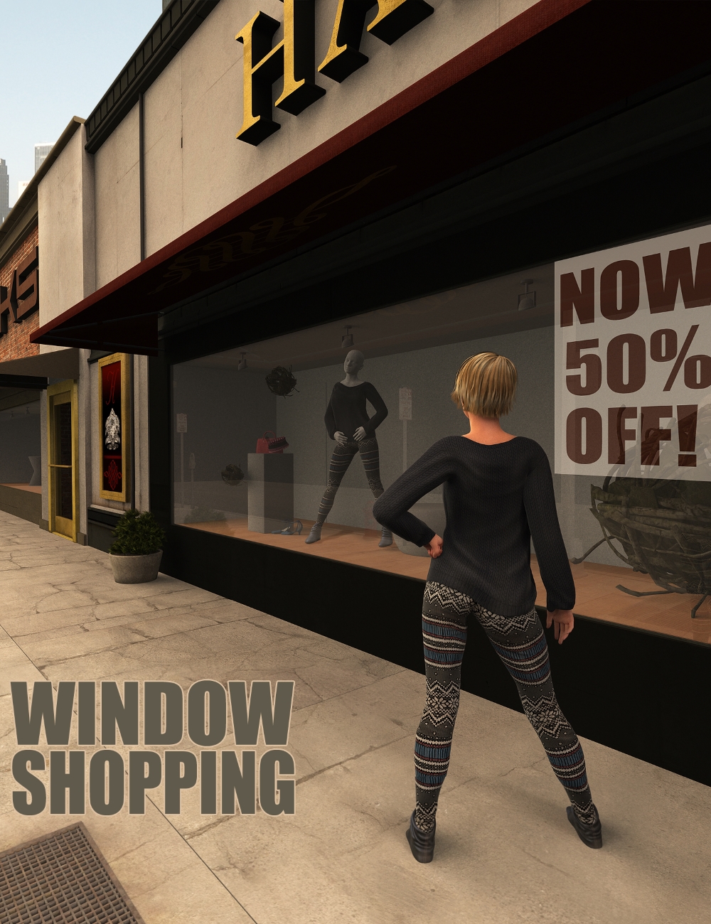 Window Shopping by: The AntFarm, 3D Models by Daz 3D