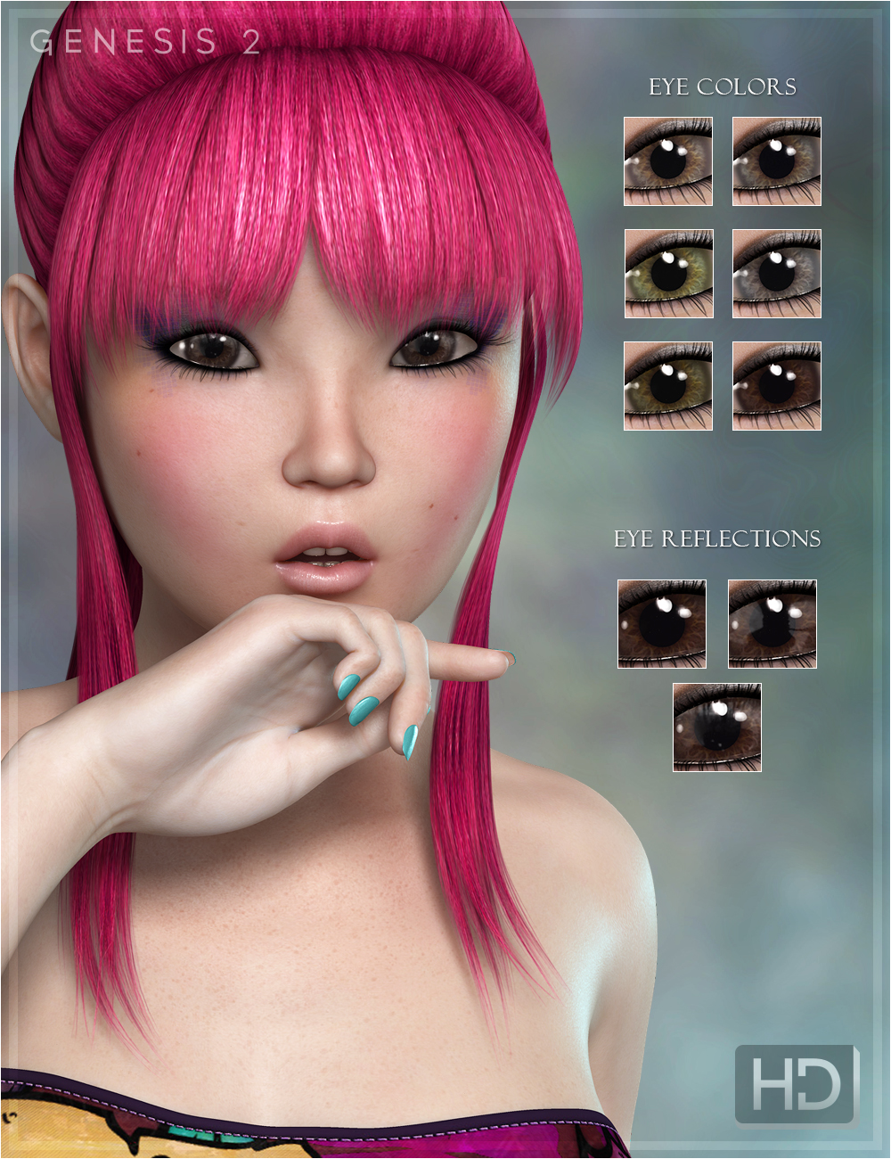 Amelie for Keiko 6 HD by: OziChickFred Winkler Art, 3D Models by Daz 3D