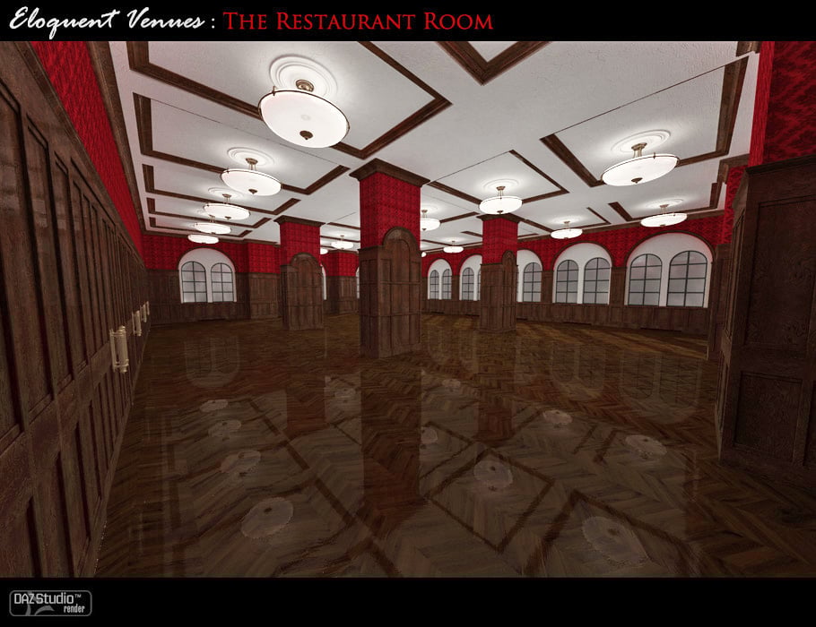 Eloquent Venues: The Restaurant Eloquent Venues: The Restaurant by: ForbiddenWhispersFWDesign, 3D Models by Daz 3D