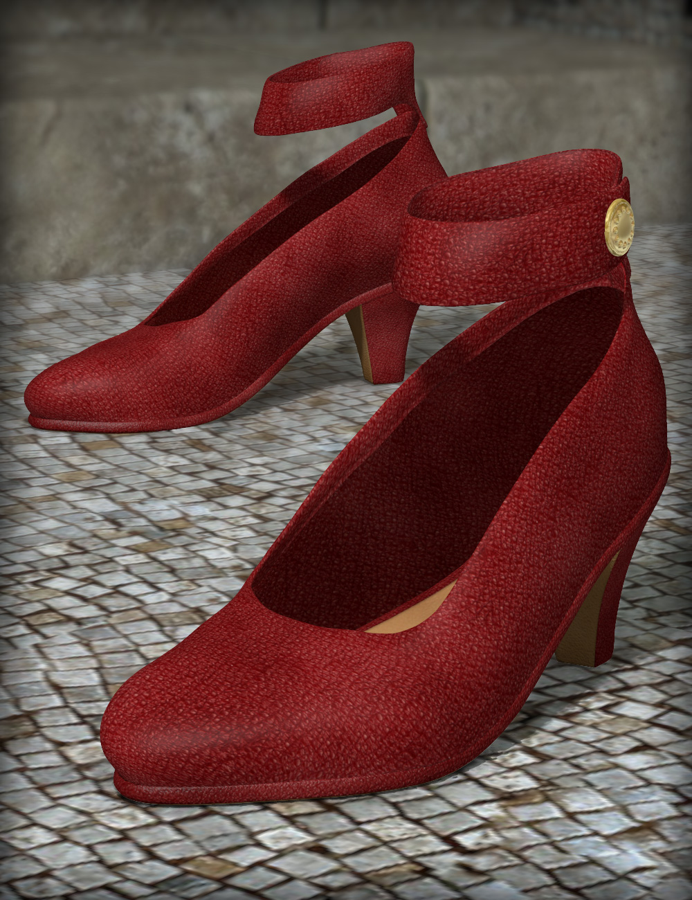 Patchwork Shoes 6 by: esha, 3D Models by Daz 3D