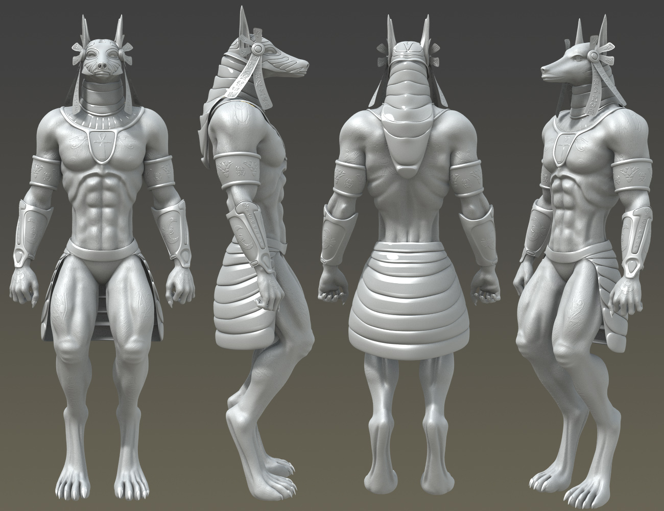 Genesis 2 Male Anubis Armor by: midnight_stories, 3D Models by Daz 3D