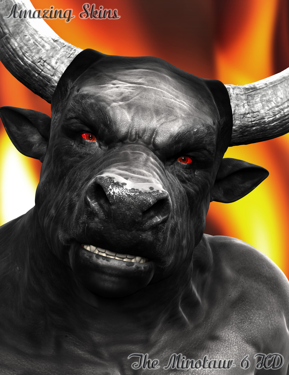 Amazing Skins For The Minotaur 6 HD by: V3Digitimes, 3D Models by Daz 3D