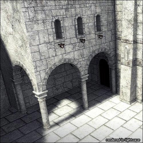 The Courtyard by: , 3D Models by Daz 3D
