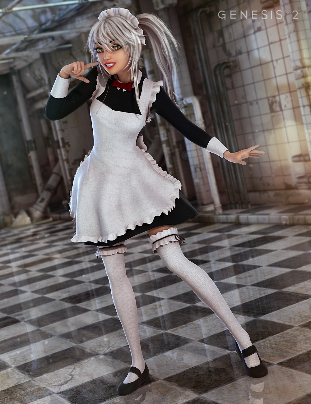 The Maid Outfit for Genesis 2 Female(s) The Maid Outfit for Genesis 2 Female(s) by: NikisatezSarsa, 3D Models by Daz 3D