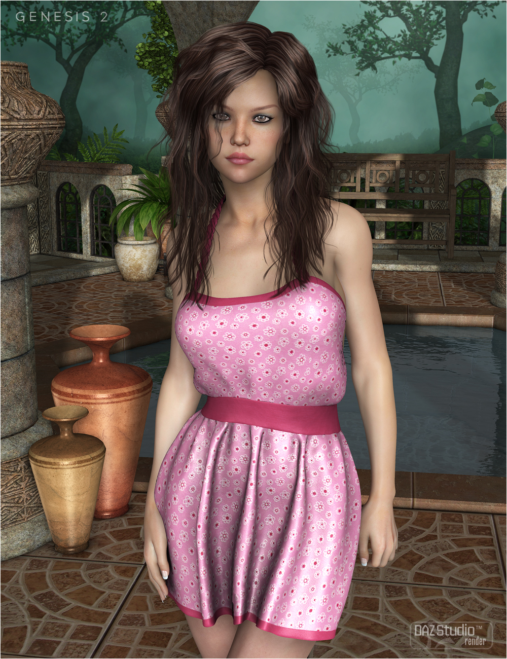 Textures for Seana Dress | Daz 3D