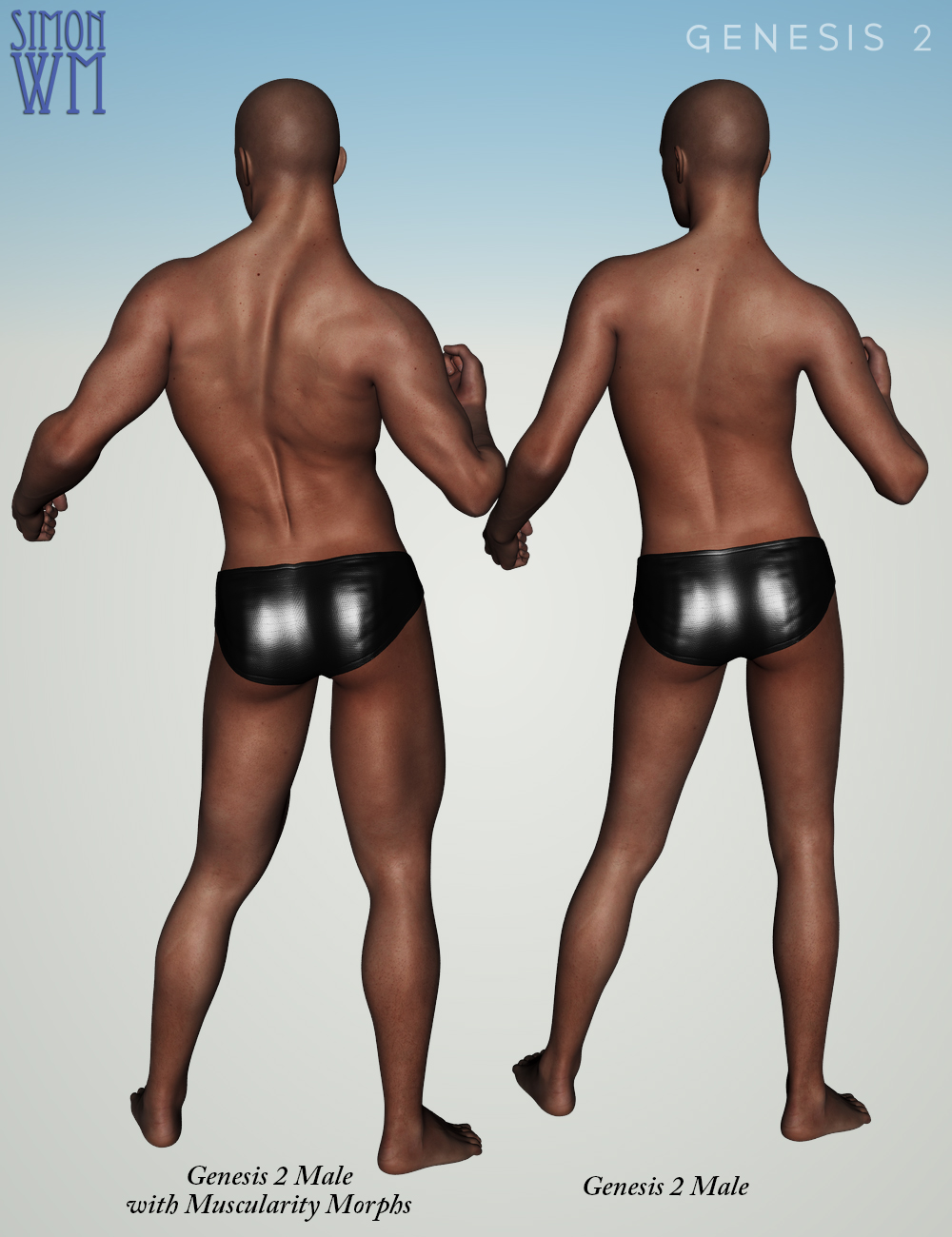 Muscularity Morphs for Genesis 2 Male(s) by: SimonWM, 3D Models by Daz 3D