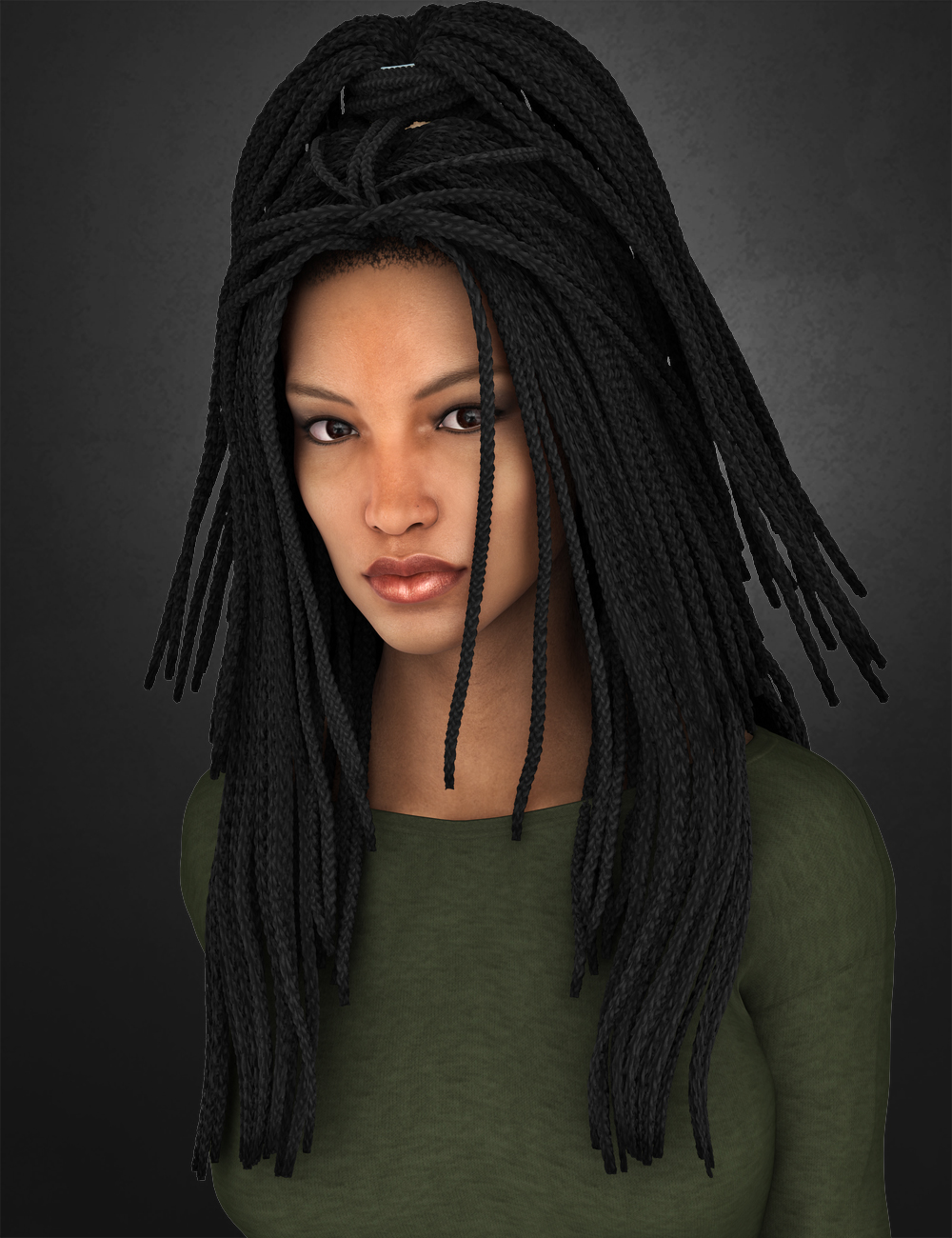 Medea Hair ADD-ON for Genesis 2 Female(s) and Victoria 4 | Daz 3D