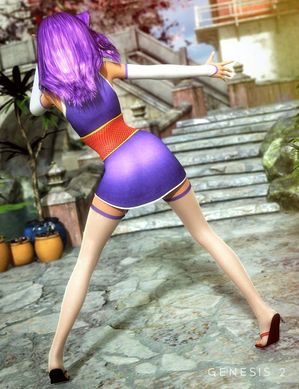 Shinobi Shozoku for Genesis 2 Female(s) Shinobi Shozoku for Genesis 2 Female(s) by: SarsaXena, 3D Models by Daz 3D