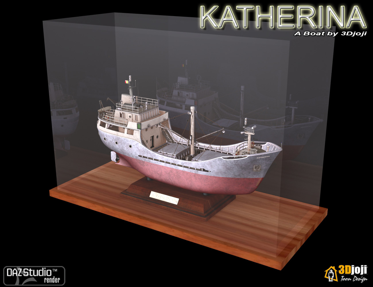Katherina Boat by: 3djoji, 3D Models by Daz 3D