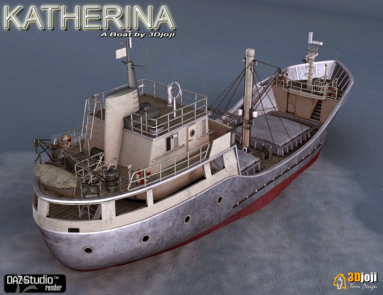 Katherina Boat by: 3djoji, 3D Models by Daz 3D