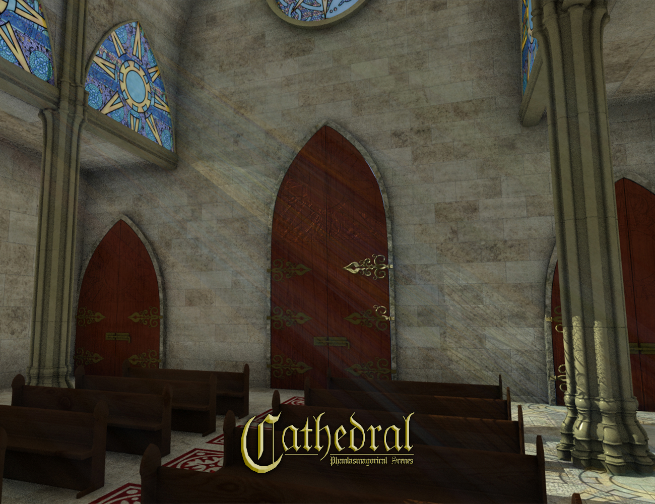 Cathedral by: Phantasmagorical Scenes, 3D Models by Daz 3D