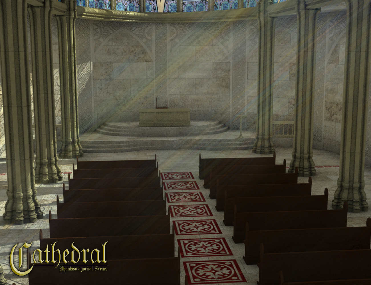 Cathedral by: Phantasmagorical Scenes, 3D Models by Daz 3D