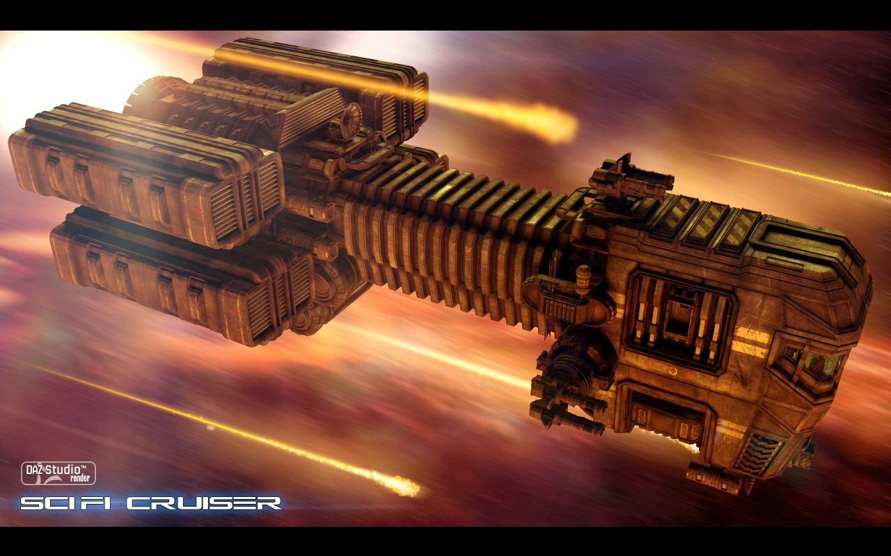 Sci Fi Cruiser | Daz 3D
