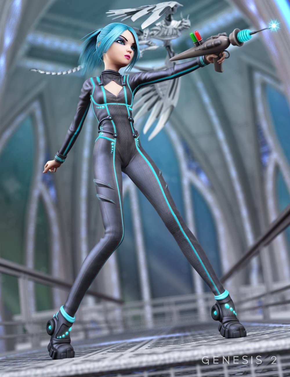 Manga-Anime Battlesuit for Genesis 2 Female(s) and Genesis 3 Female(s) Manga-Anime Battlesuit for Genesis 2 Female(s) and Genesis 3 Female(s) by: ArienMada, 3D Models by Daz 3D