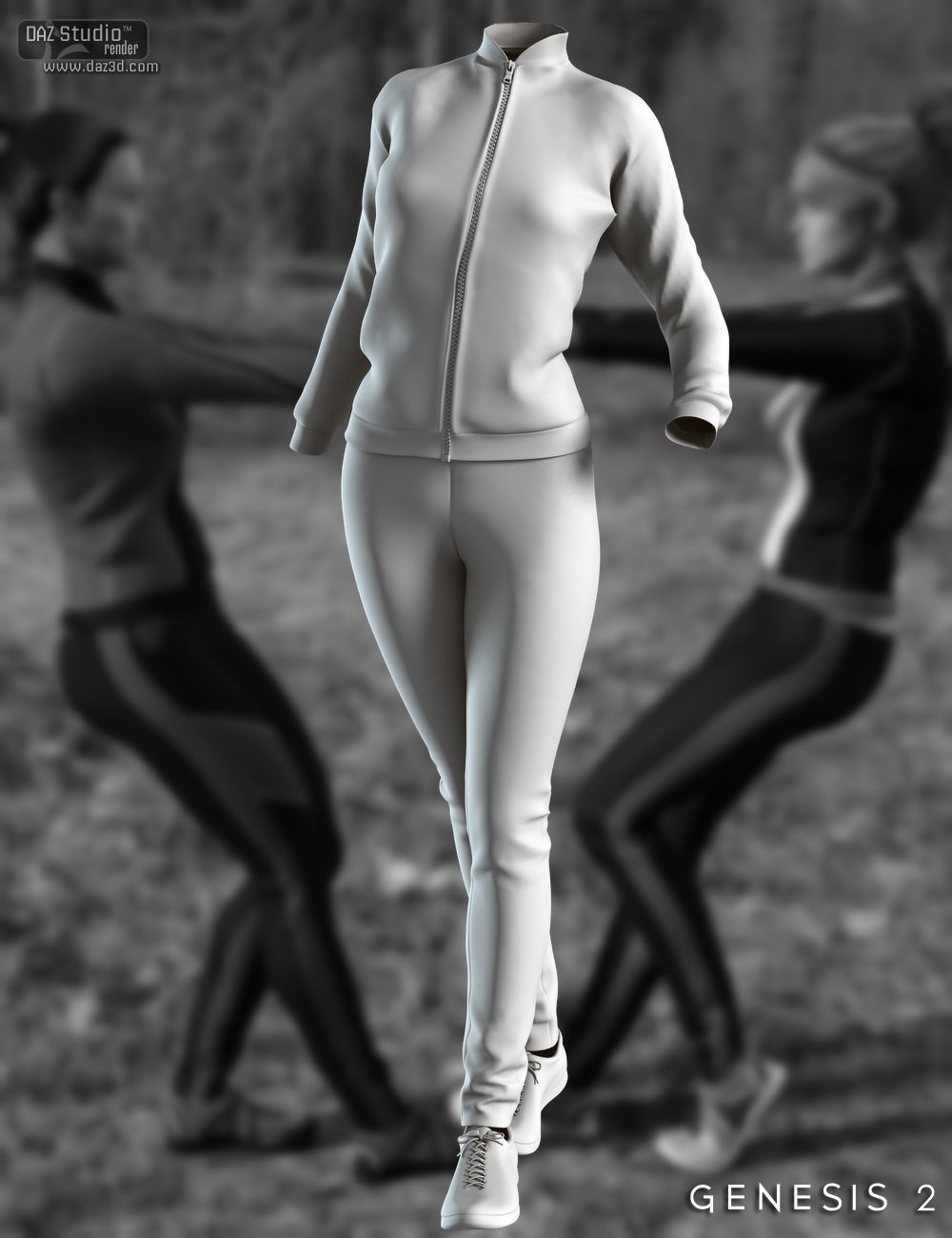 Pre Workout for Genesis 2 Female(s) by: Nikisatez, 3D Models by Daz 3D