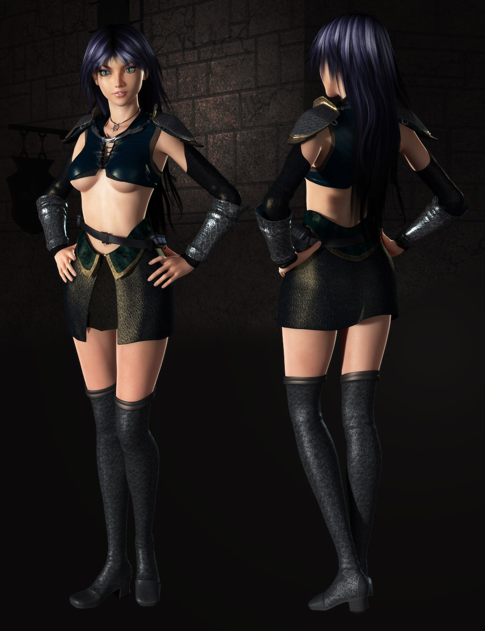 Mistral Fighter for Genesis 2 Female(s) by: tentman, 3D Models by Daz 3D
