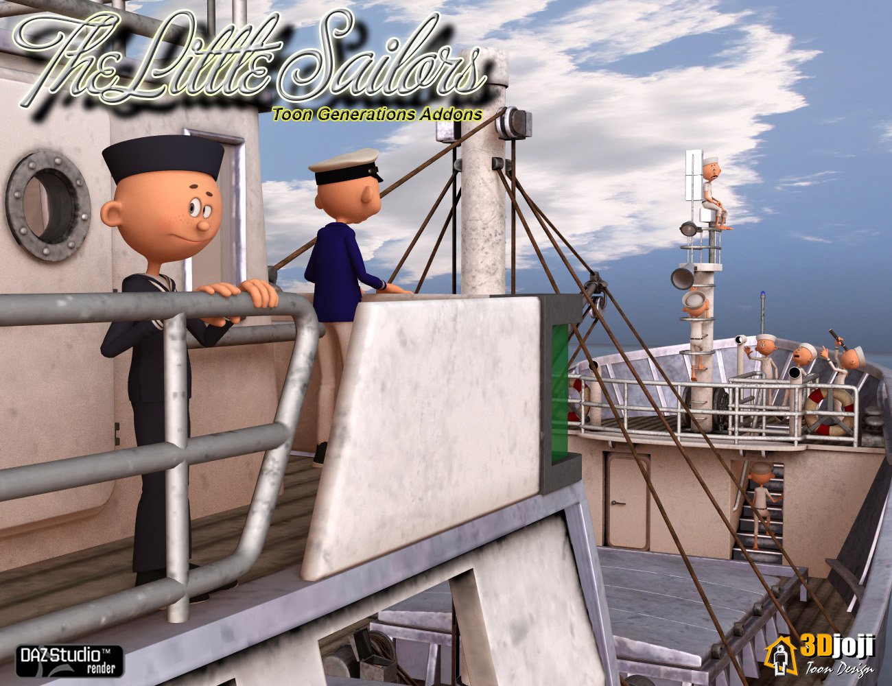 Little Sailors Props and Clothing Little Sailors Props and Clothing by: 3djoji, 3D Models by Daz 3D