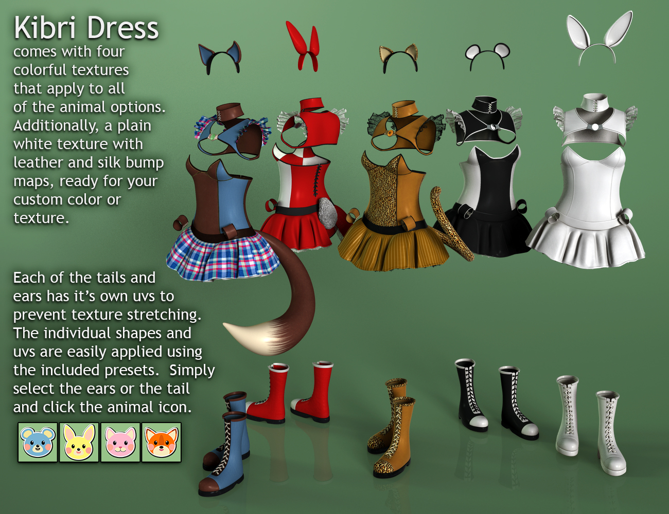 Kibri Dress for Genesis 2 Female(s) Kibri Dress for Genesis 2 Female(s) by: SloshWerks, 3D Models by Daz 3D