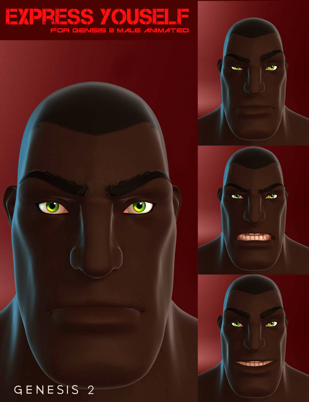 Express Yourself - Expressions for Animated Shapes Express Yourself - Expressions for Animated Shapes by: Muscleman, 3D Models by Daz 3D