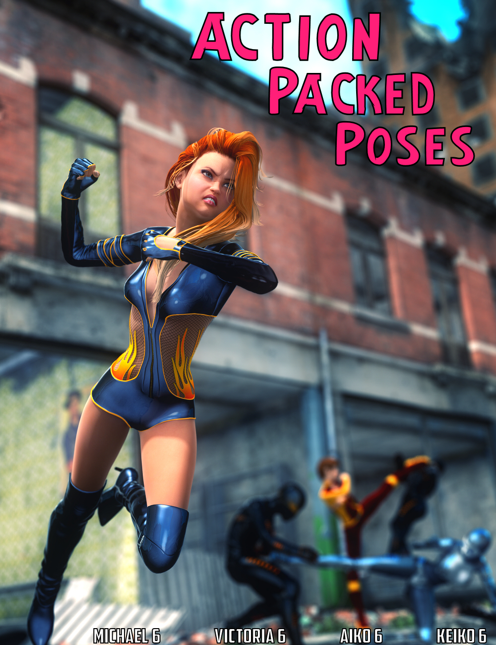 Action Packed Poses by: Mattymanx, 3D Models by Daz 3D