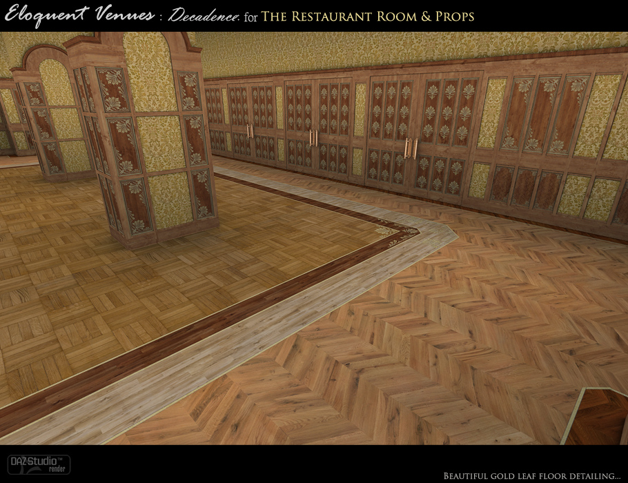 Decadence for Eloquent Venues by: ForbiddenWhispers, 3D Models by Daz 3D