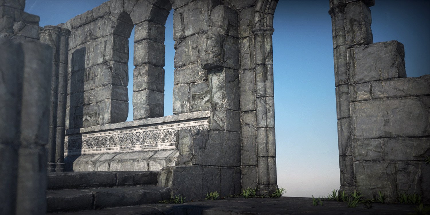 Gothic Ruins 01 by: Stonemason, 3D Models by Daz 3D