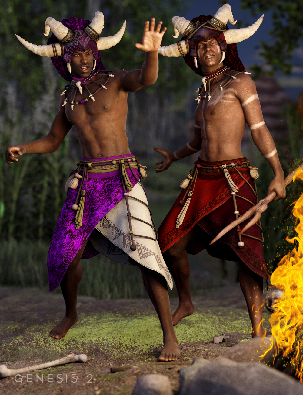 Nganga for Witch Doctor by: Arien, 3D Models by Daz 3D