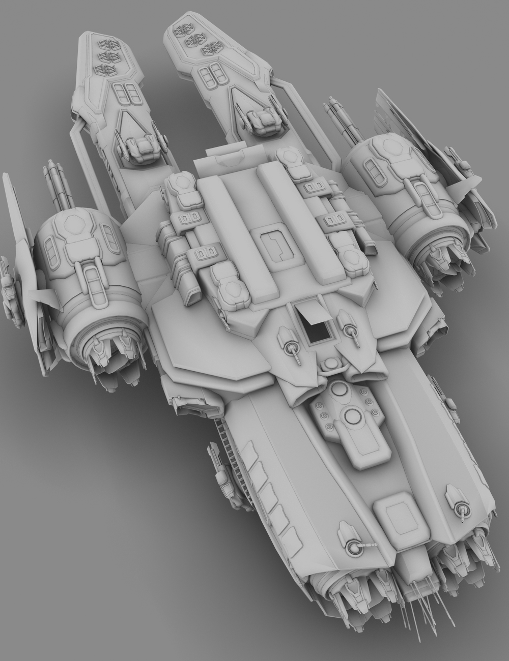 UEF Arachnid Class Destroyer Escort by: Kara Pitat, 3D Models by Daz 3D