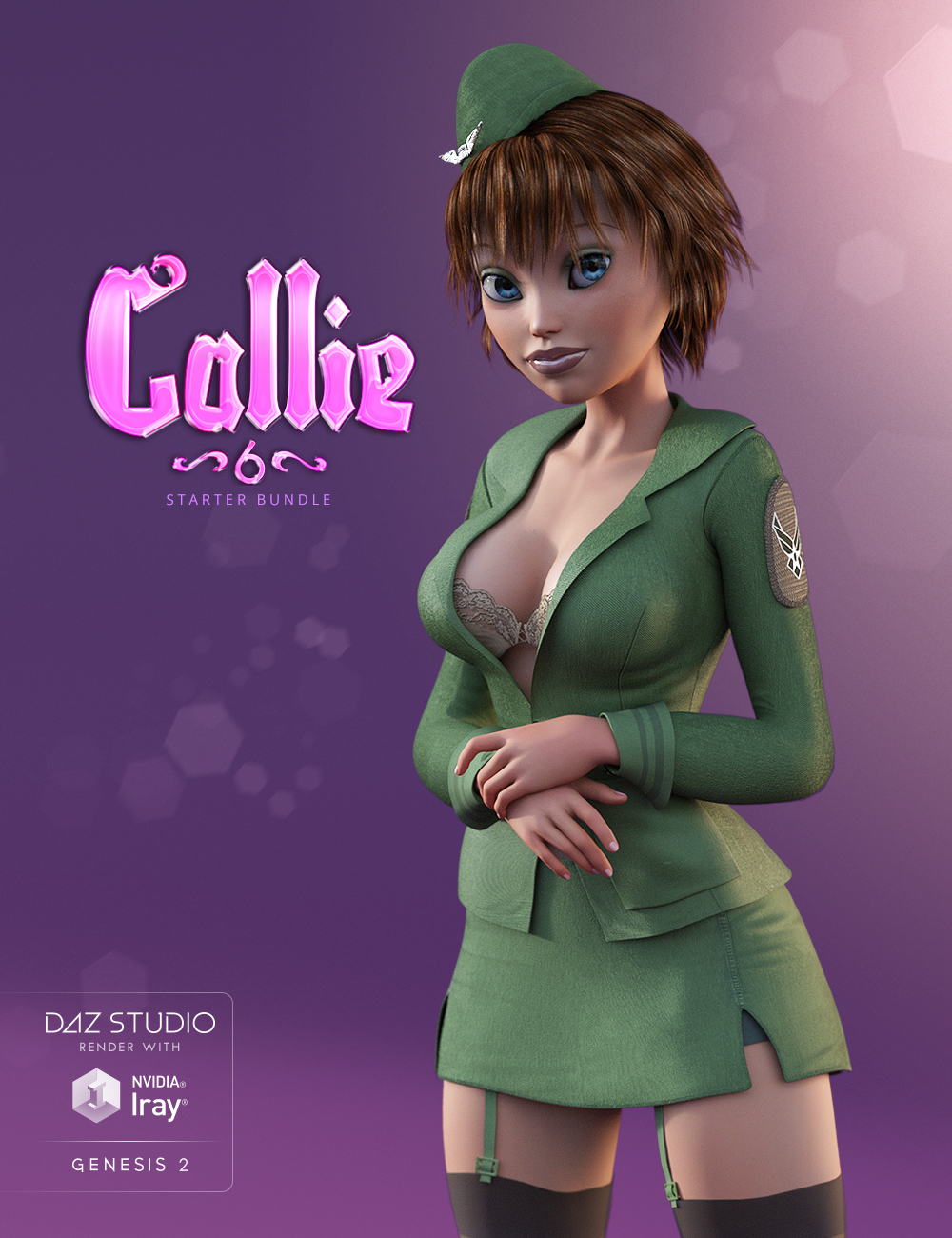 Callie 6 Starter Bundle by: , 3D Models by Daz 3D